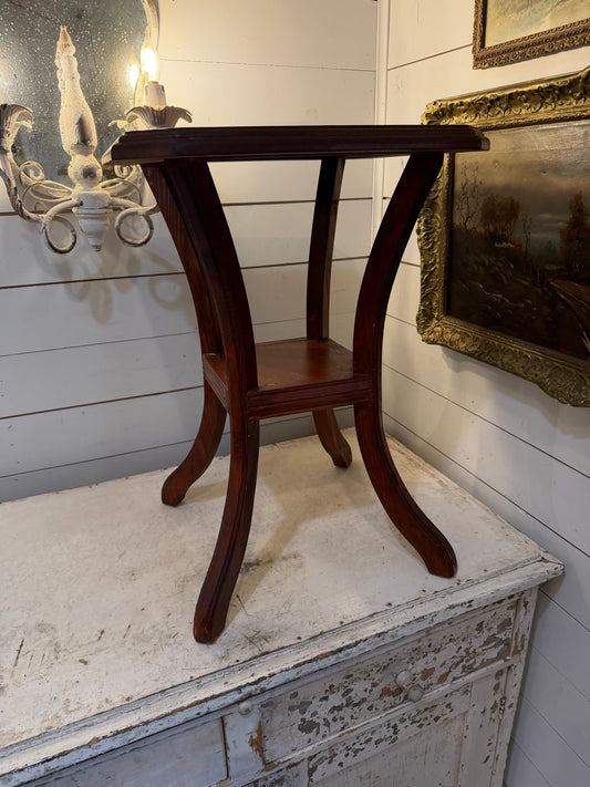 Cherry Finish Wood Accent- Side Table - Will Get Makeover