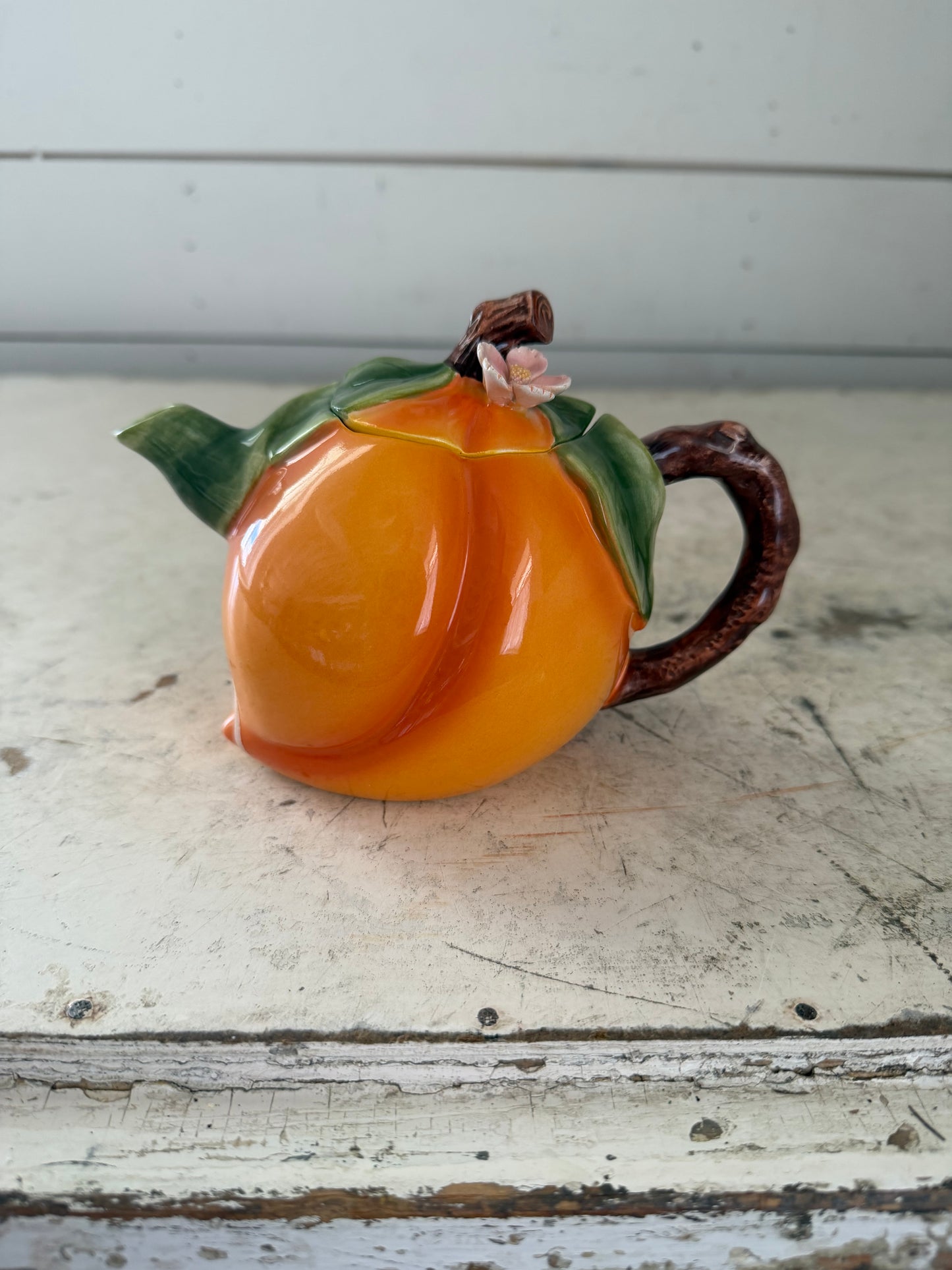 Ripe Peach Teapot