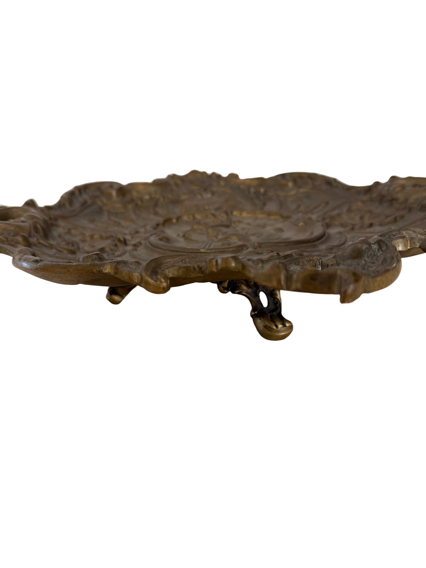 Neoclassical Style Bronze Cupid Dish