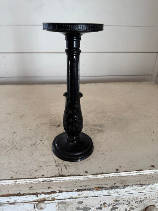 Ornate Black Candlestick - Will be painted