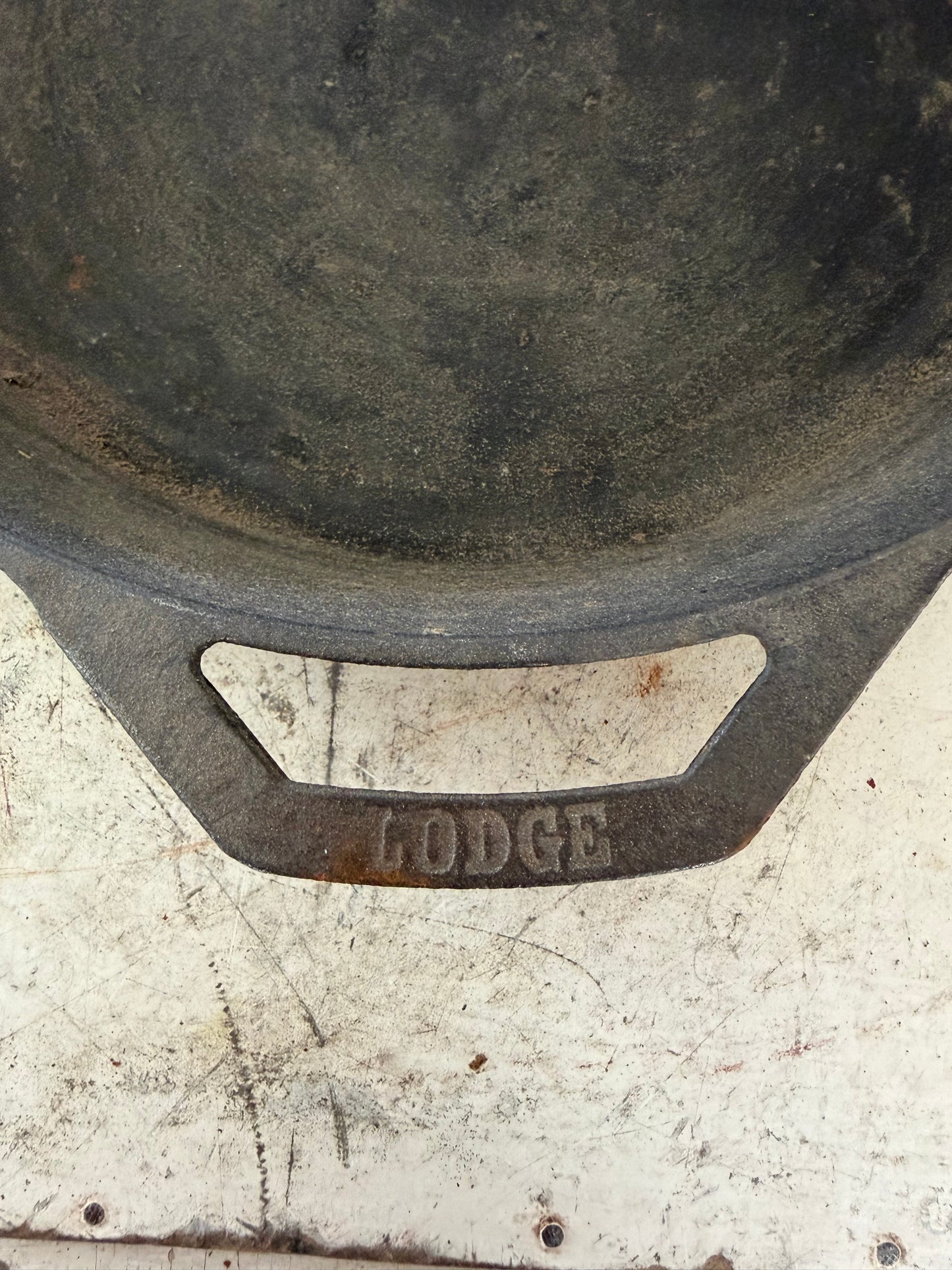 Vintage 11” Cast Iron Frying Pan - Will get cleaned and re-seasoned