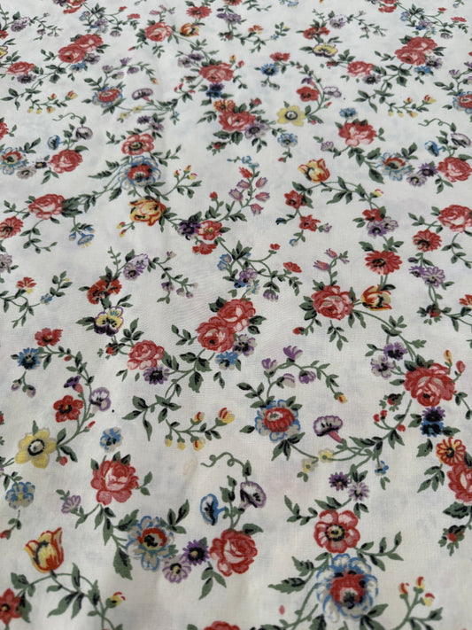 Vintage Standard Pillowcase Floral