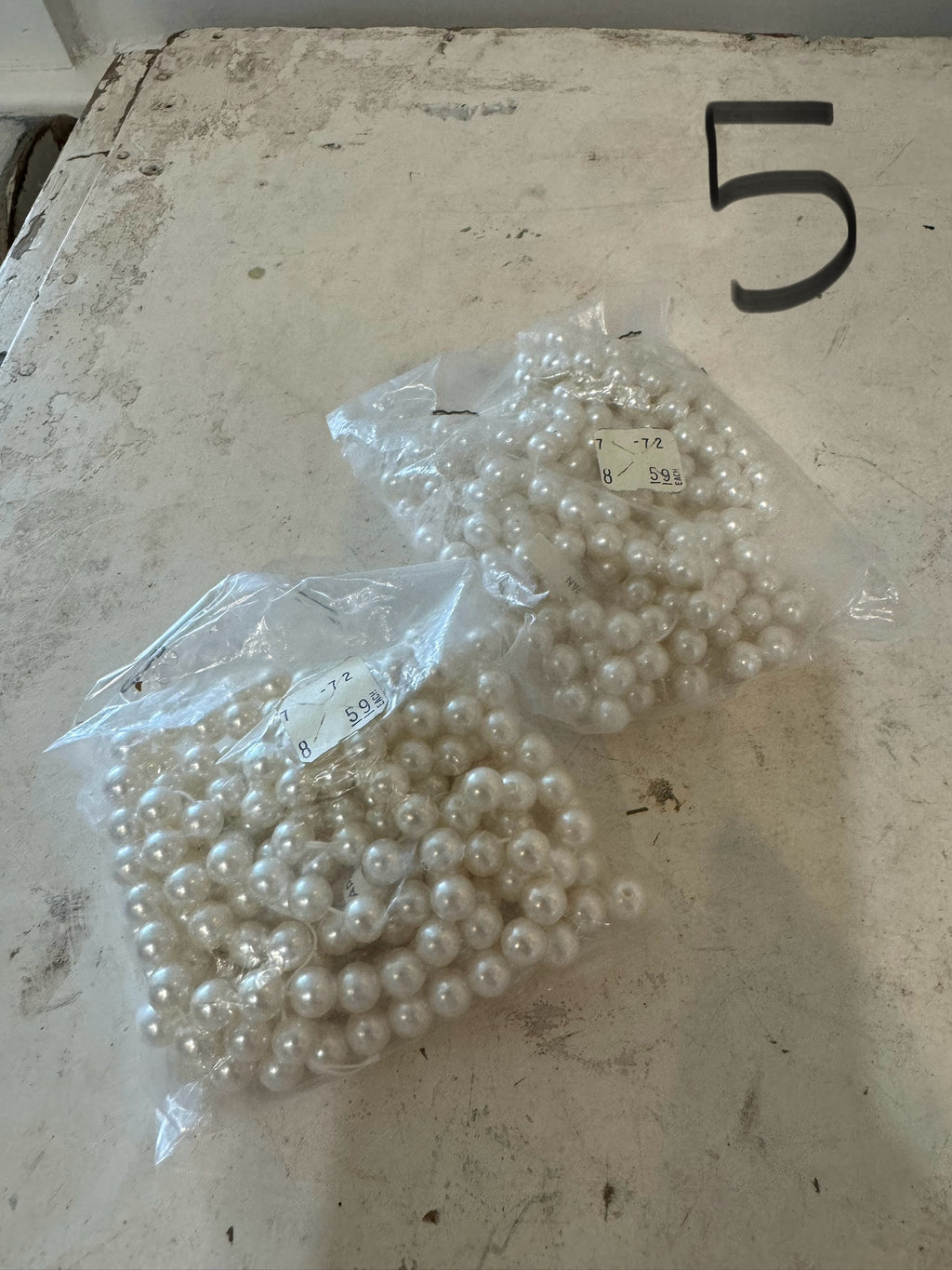 Collection of Vintage Beads and Pearls - bags sold individually