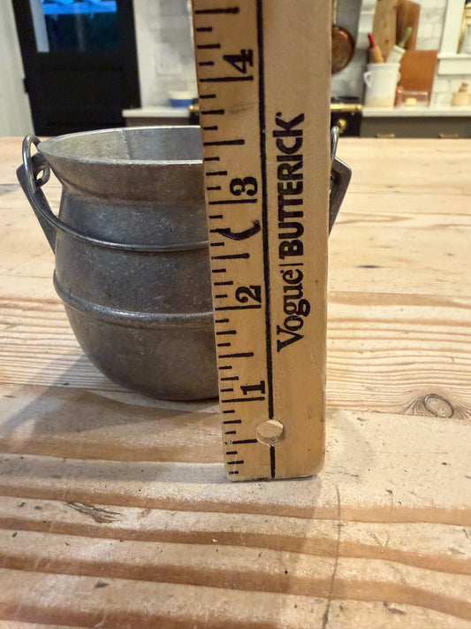 Small cauldron possibly pewter?