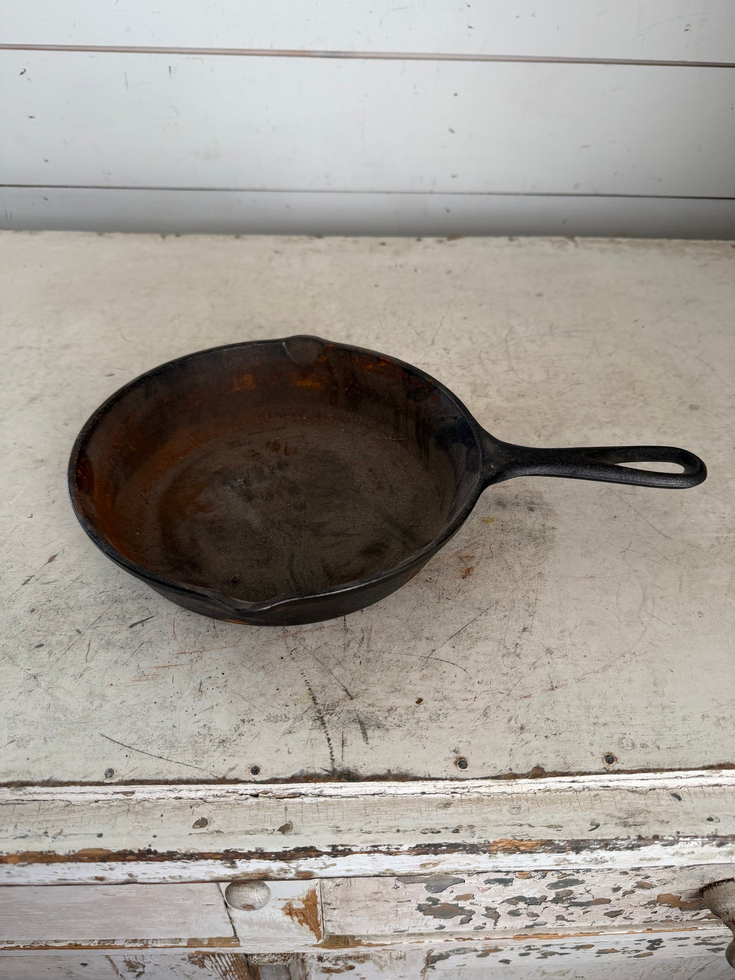 Vintage Lodge 8” Cast Iron Skillet - Will get cleaned and re-seasoned