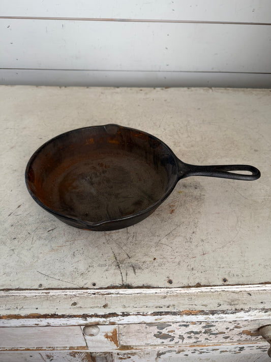 Vintage Lodge 8” Cast Iron Skillet - Will get cleaned and re-seasoned