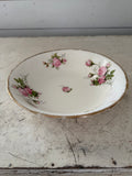 Vintage moss Rose Bowl has chips