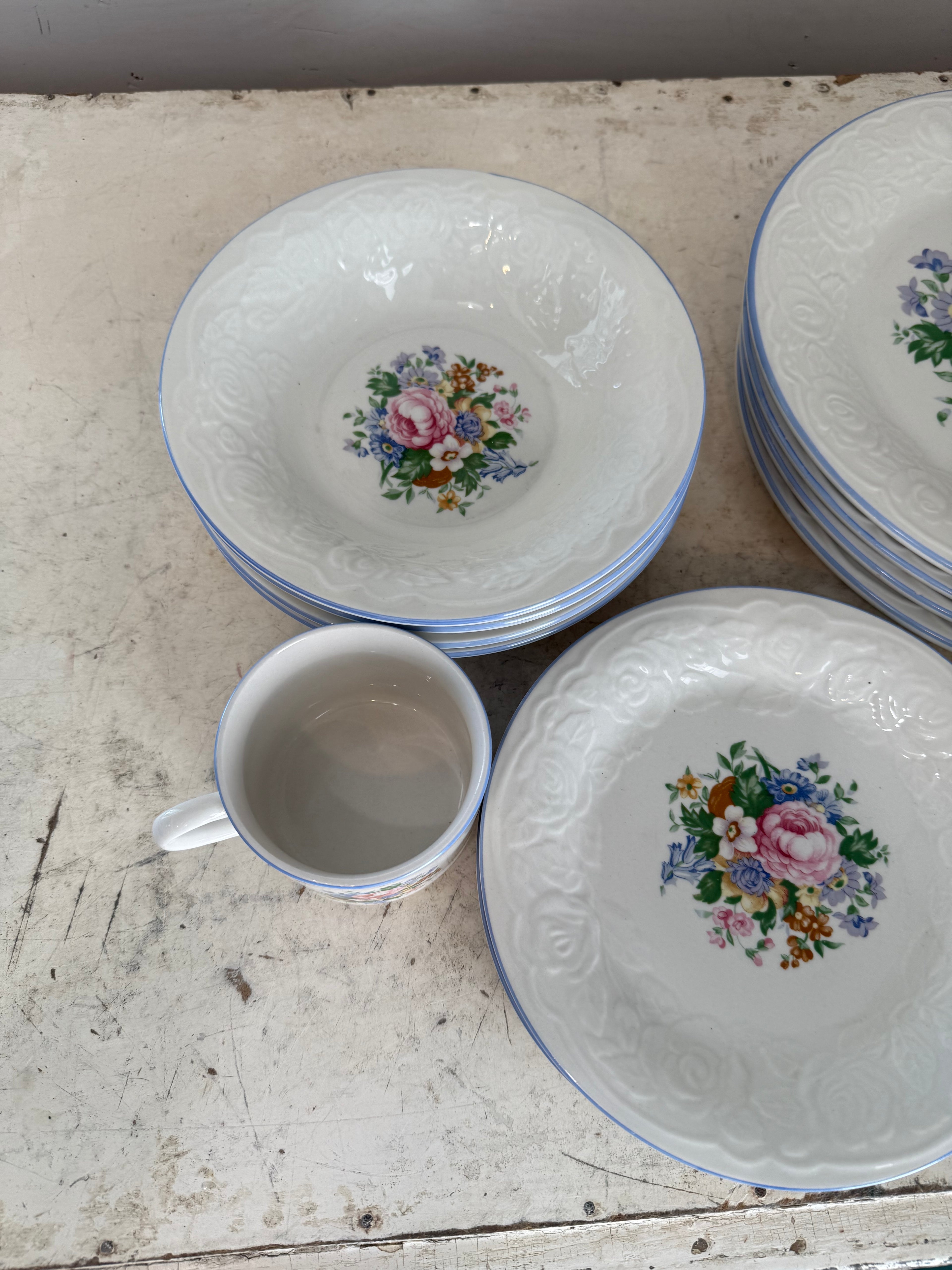 Tabletops Unlimited Victorian Rose Sold Individually
