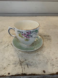 Victoria Bone China DAFFODIL Teacup and 5 1/8" Saucer