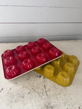 Vintage enamel, mini Bundt pan sold individually