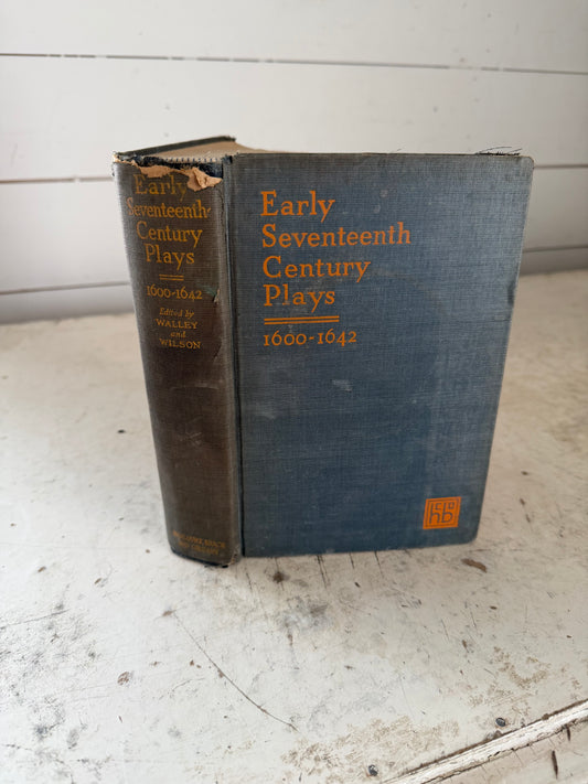 Early 17th century plays book