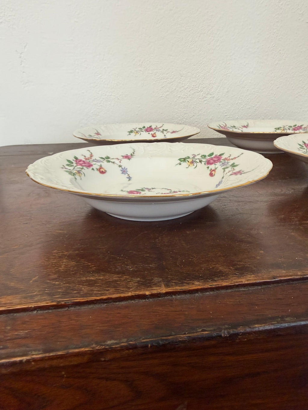 Royal Kent Collection Poland Bavarian Rose China Round Bowl - Sold individually
