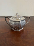 Antique Derby Silver Co. Silver Plate Sugar Dish