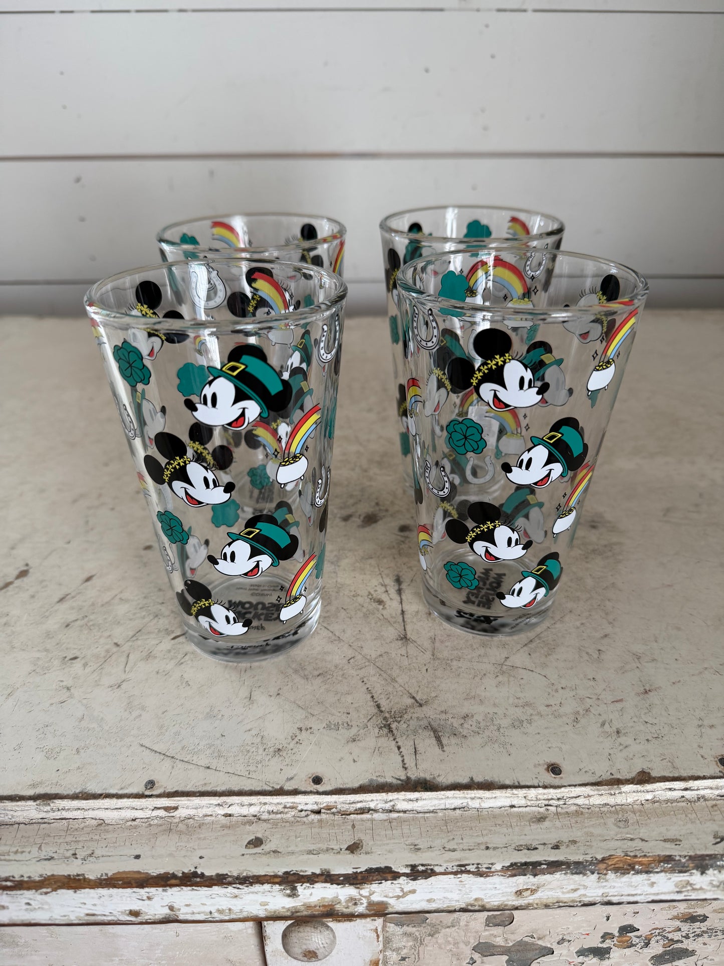 Mickey Mouse Rainbow and Clover Tumbler