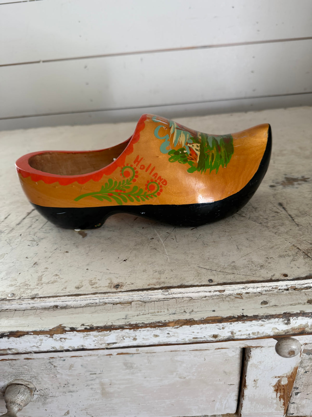 Dutch hand painted clog