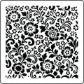 New Folk Floral All Over Reusable JRV Stencil