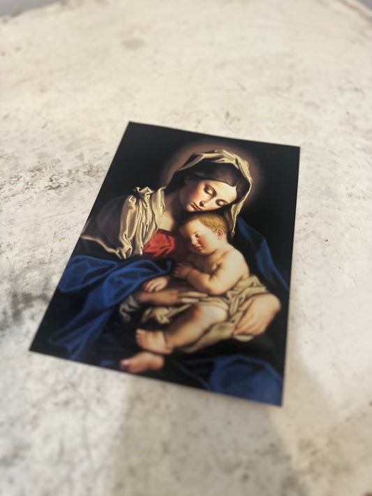 Mary and Jesus print