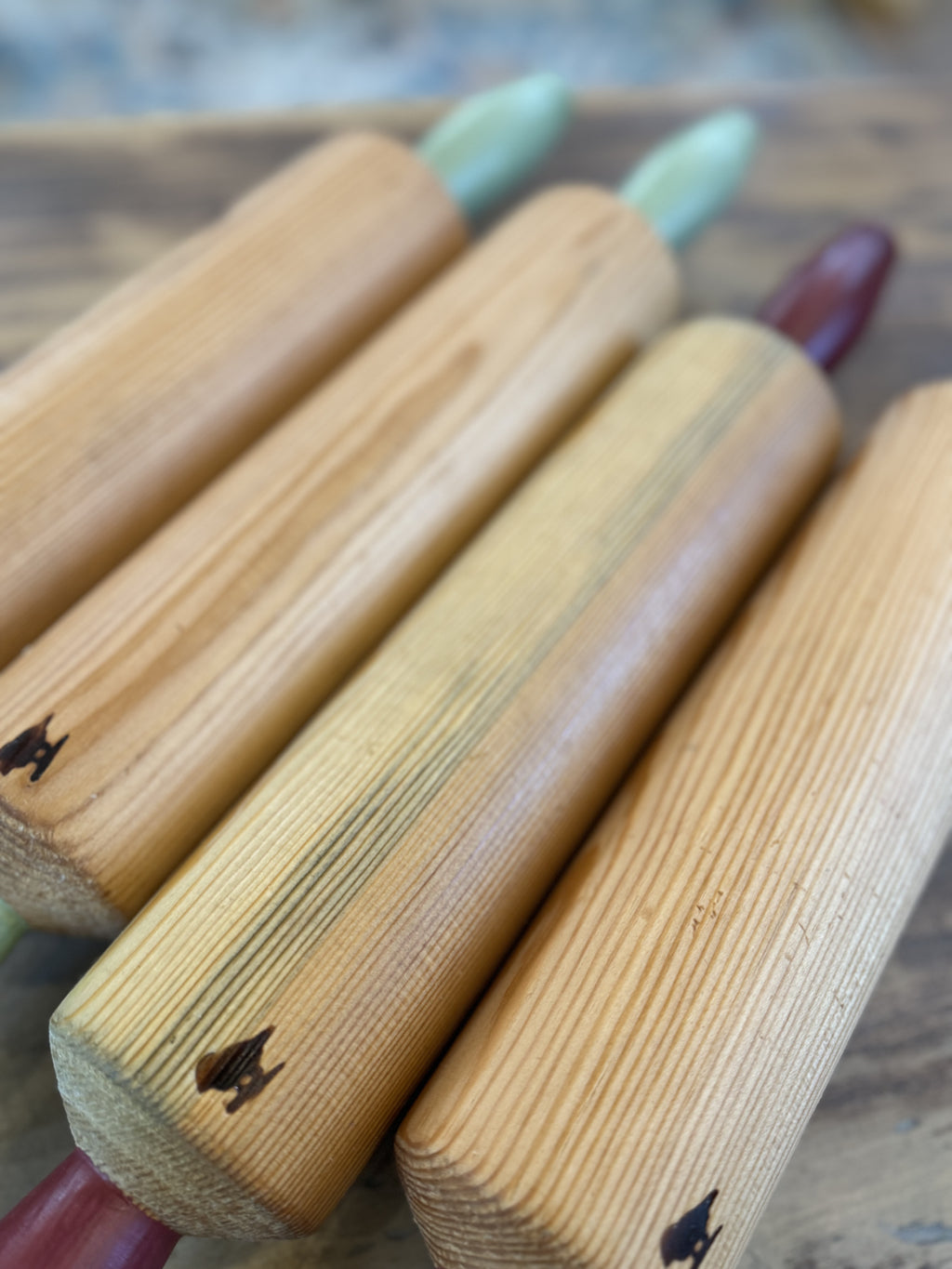 Hand Turned Oversized Rolling Pins - Sold Individually