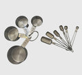 Stainless Steel Measuring Cups and Spoons Set