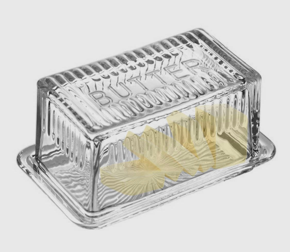 Glass Butter Dish