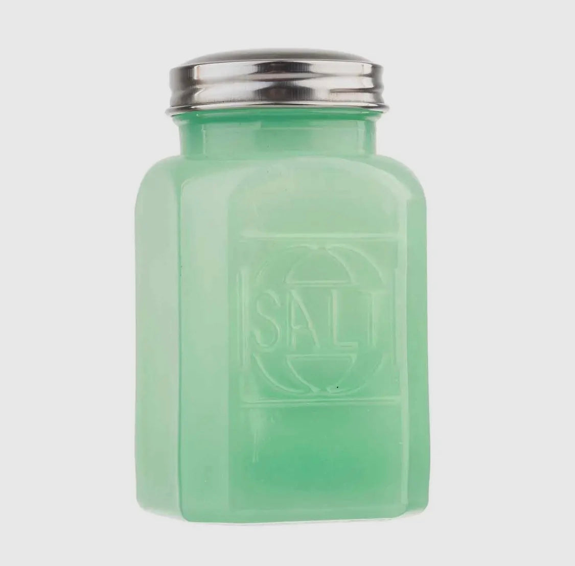 Jadeite Glass Oversized Salt & Pepper Shaker