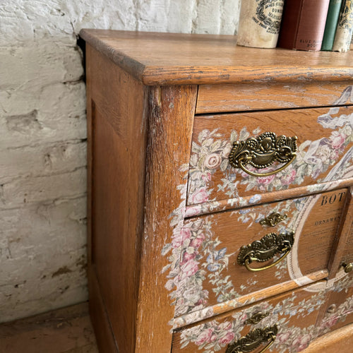 Antique Oak Wash Stand