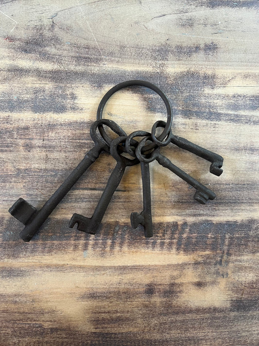 Old Fashioned Cast Iron Keys