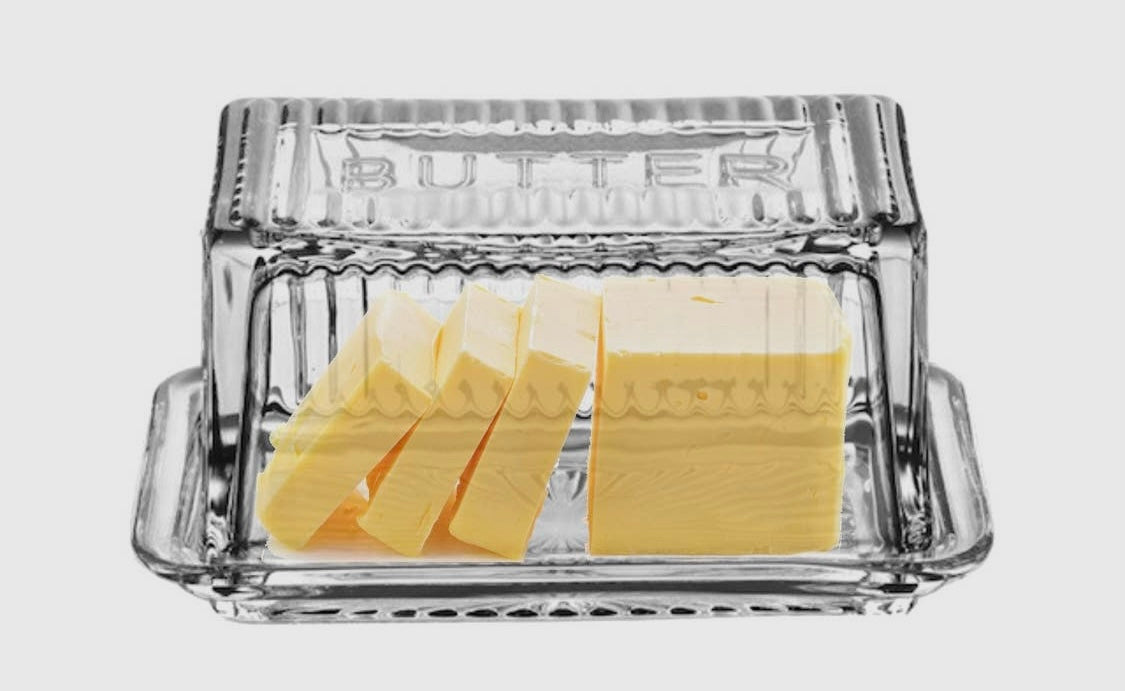 Glass Butter Dish