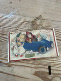 Santa Postcard Ornaments / Hangers