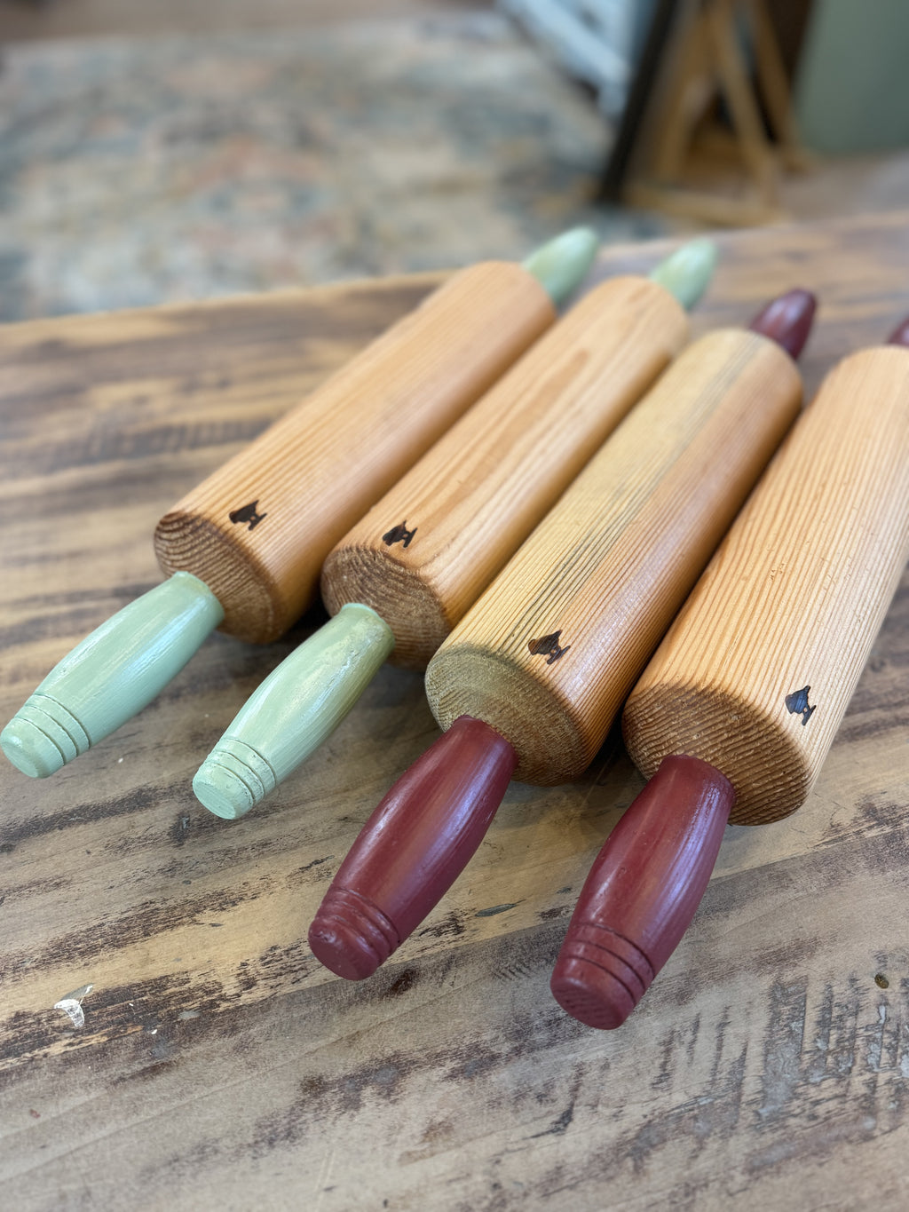 Hand Turned Oversized Rolling Pins - Sold Individually