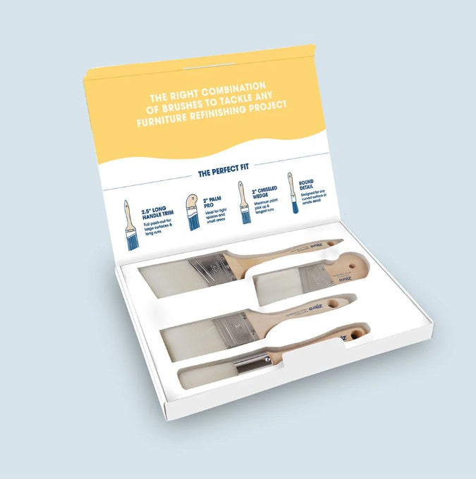Zibra Furniture Paintbrush 4 Piece Kit