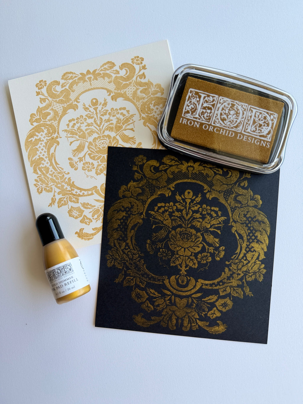 IOD Decor Ink Refill | Gold Shimmer or Silver Sparkle