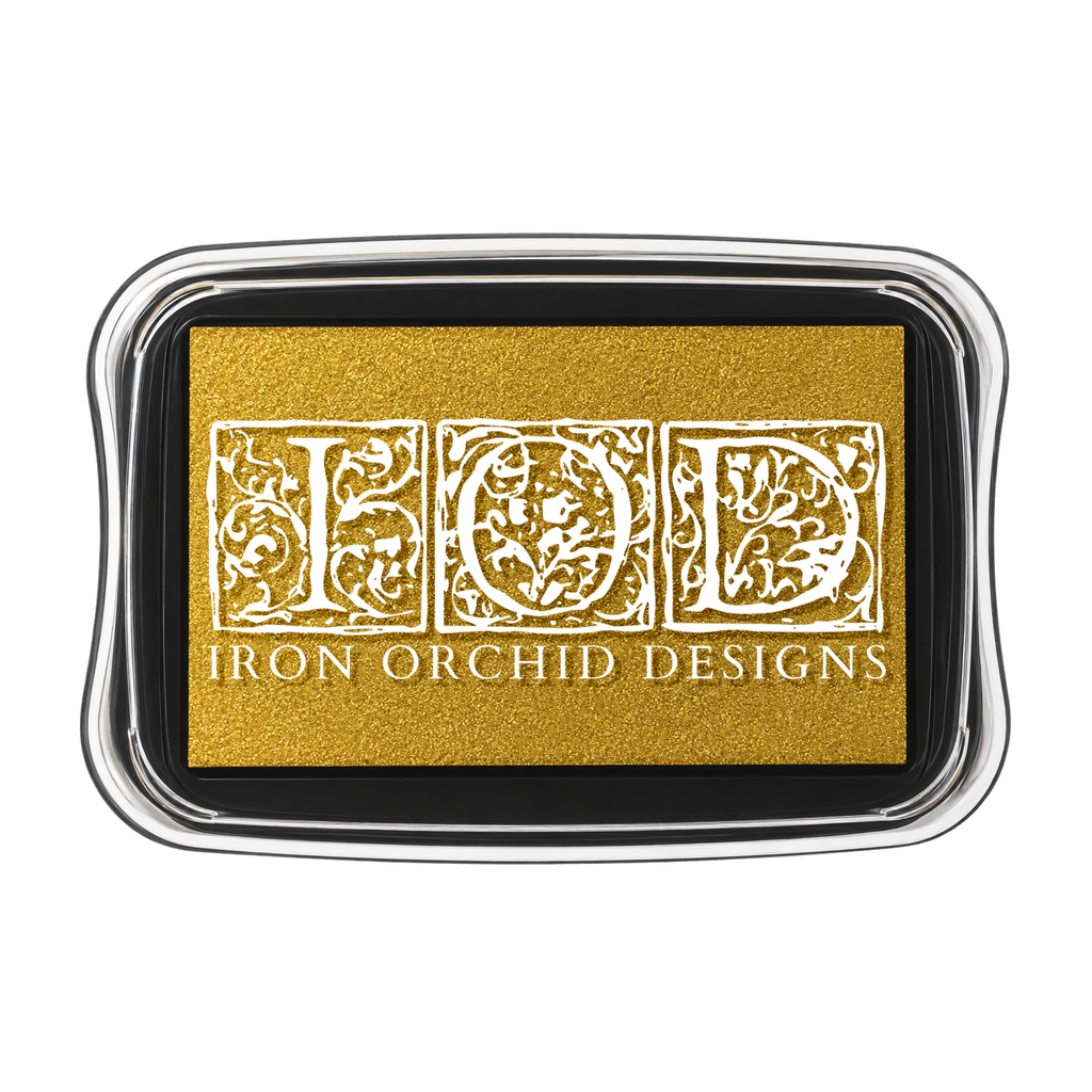 IOD Holiday Encore Gold Bundle | Gold Shimmer Ink + Returning Moulds