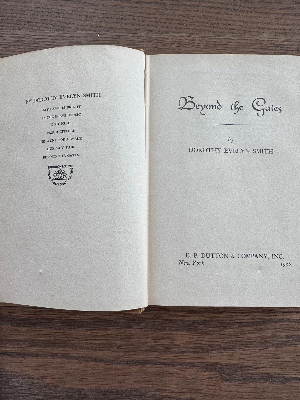 Beyond The Gates - Dorothy Evelyn Smith