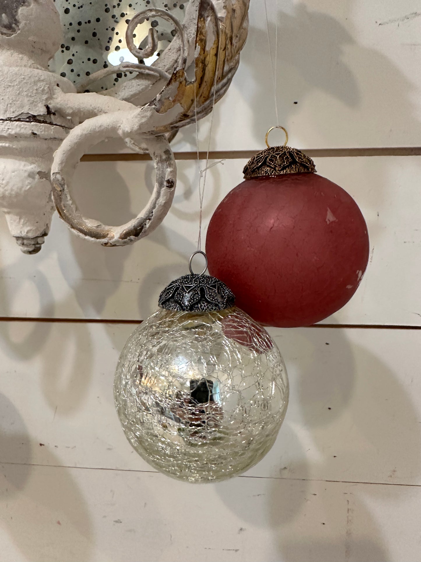 Heavy Glass Ornaments - sold individually