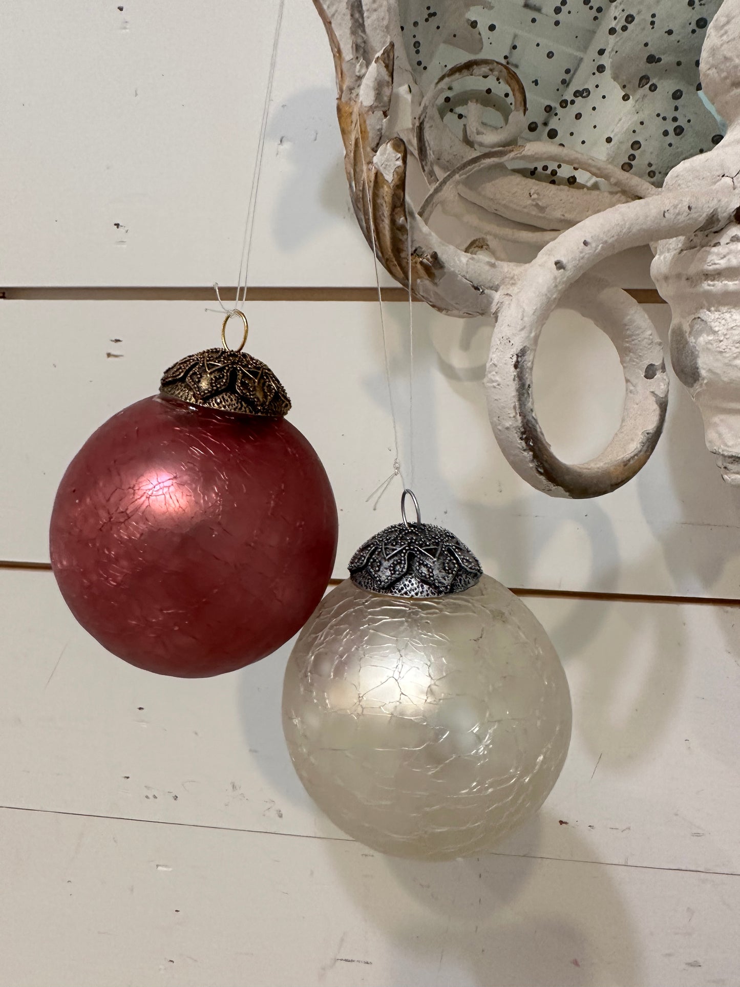 Heavy Glass Ornaments - sold individually