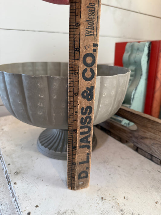 Provincial Bowl with Cast Iron Base