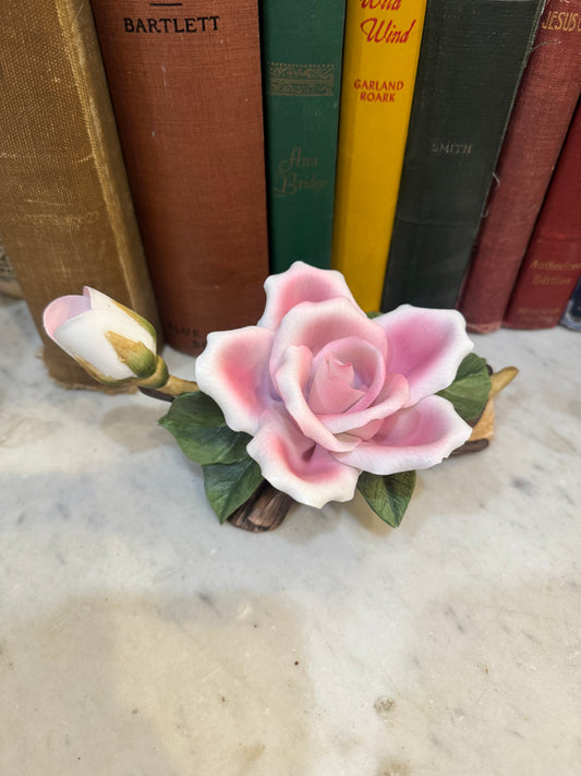 Pink ceramic flowers