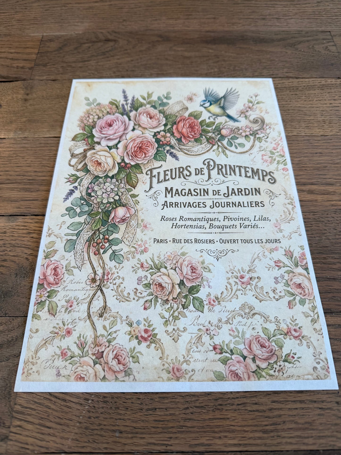 Fleur de Printemps | JRV A4 Rice Paper