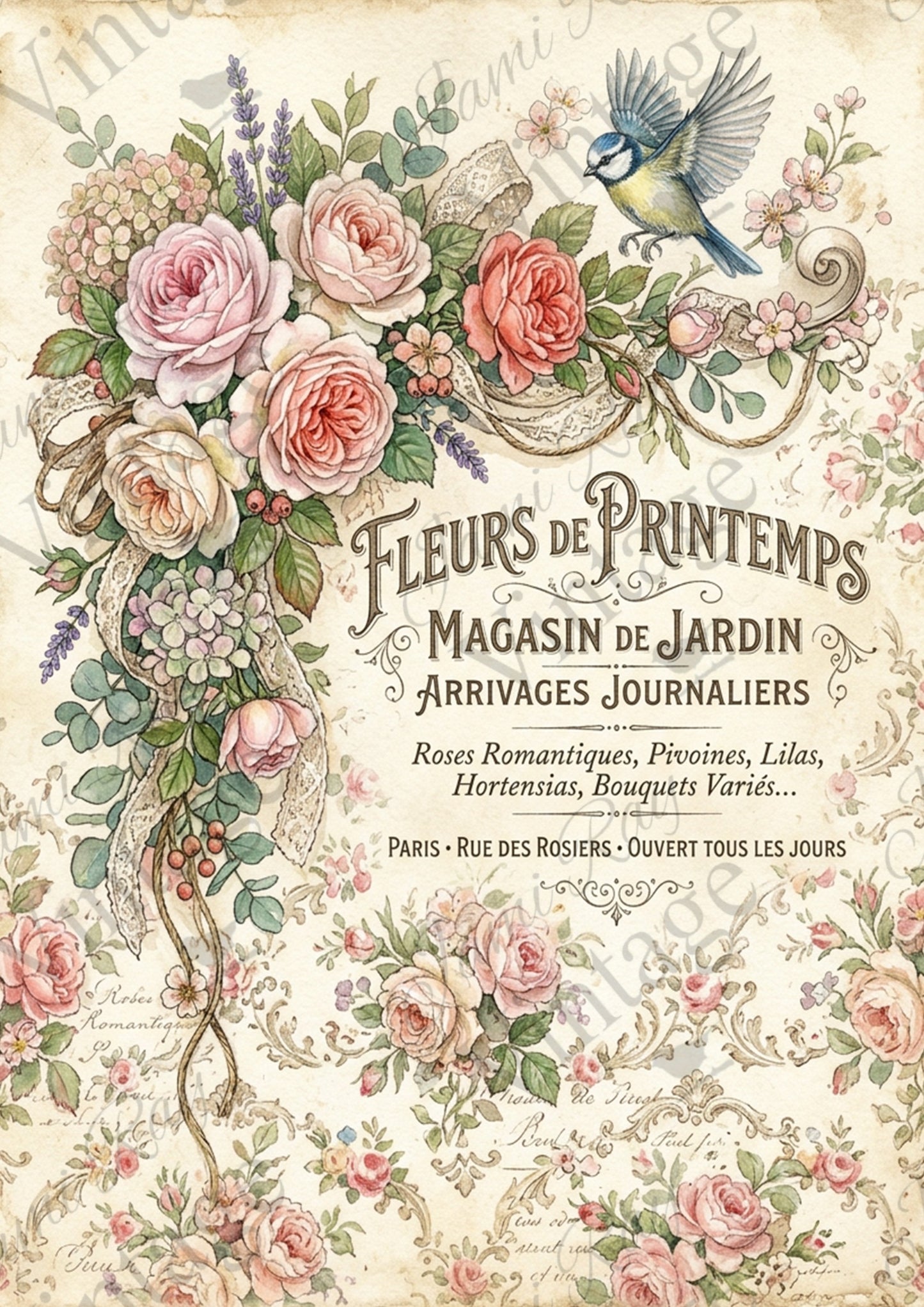 Fleur de Printemps | JRV A4 Rice Paper