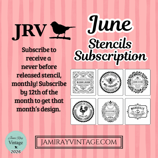 JRV Stencil Subscription | Sign Up by 06/12/26 To Get June 2026 Stencils