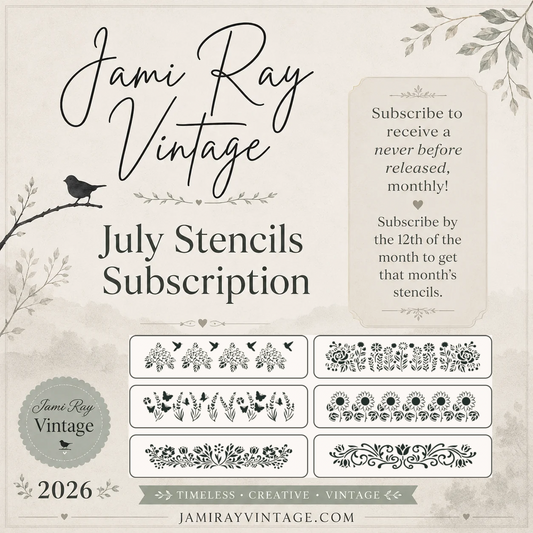 JRV Stencil Subscription | Sign Up by 07/12/26 To Get July 2026 Stencils