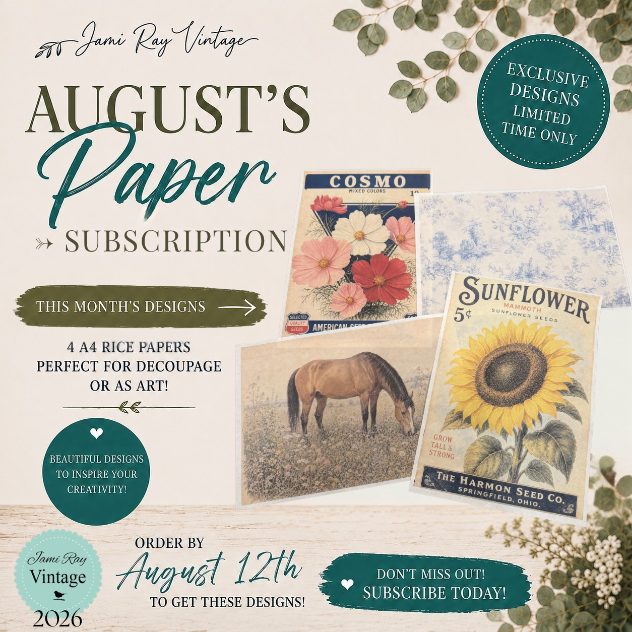 JRV Paper Subscription | Sign Up by 08/12/26 To Get August 2026 Papers