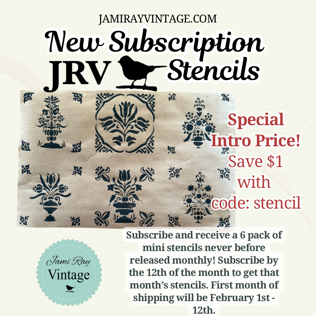 JRV Stencil Subscription | Sign Up by 2/12 To Get February's Stencils