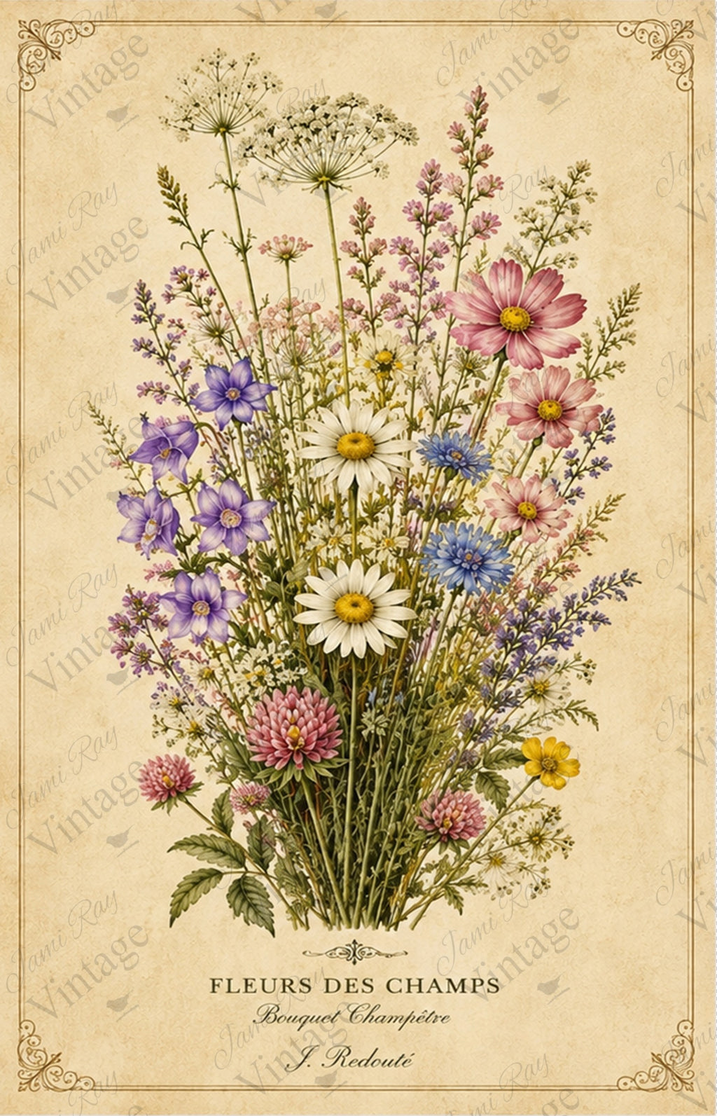 Botanical Wildflower | JRV Medium Rice Paper