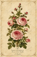 Botanical Pink Roses | JRV Medium Rice Paper