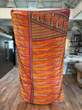 Vintage Kantha Fabric Quilt 6 - Handstitched - Quilt F 80x52” est
