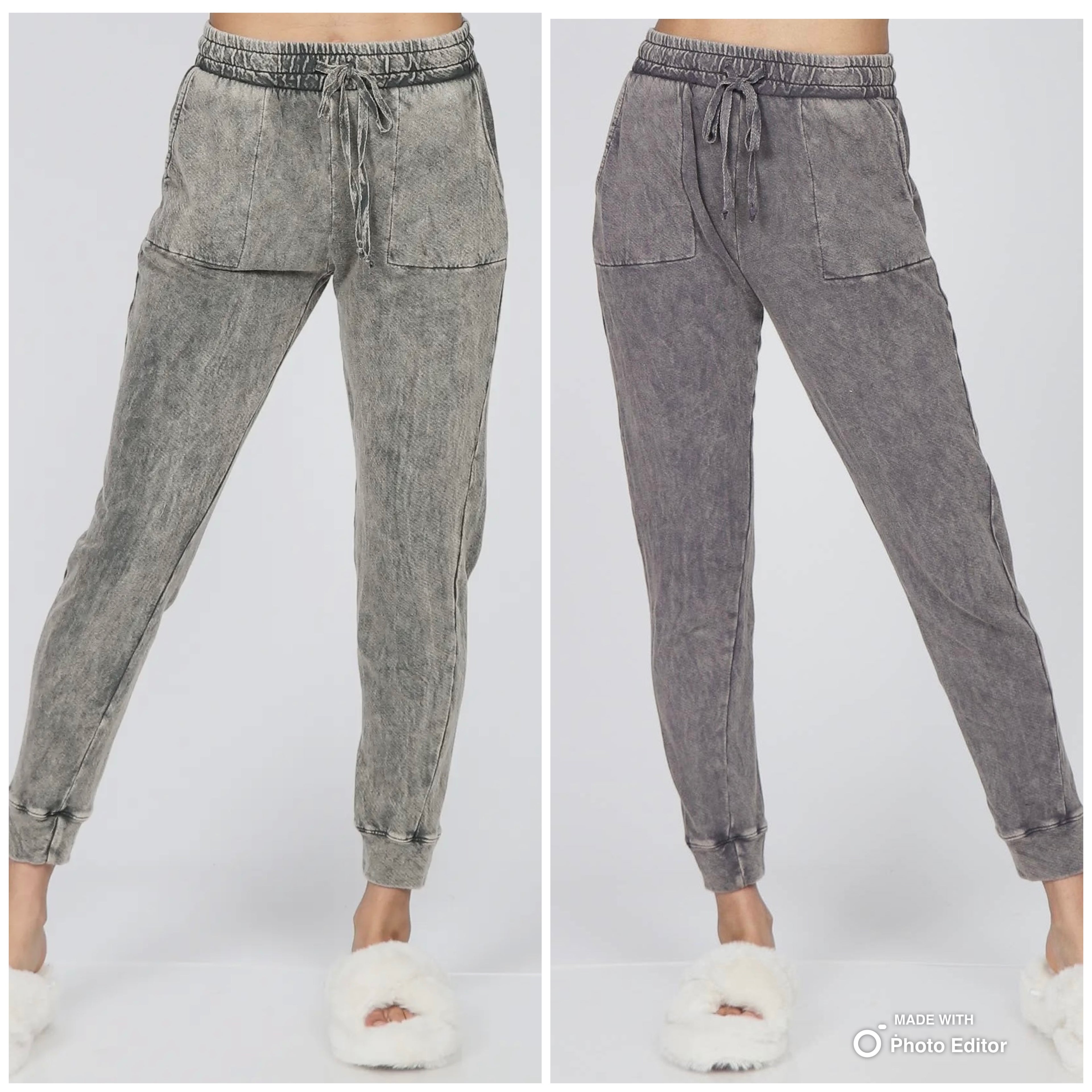 Mineral Wash Joggers M.Rena