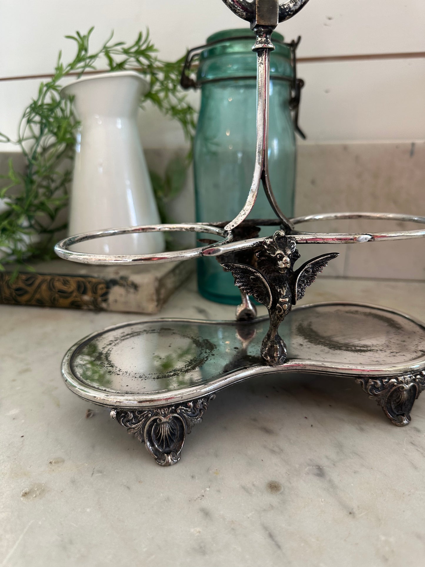 Victorian Silver Plated Decanter Stand