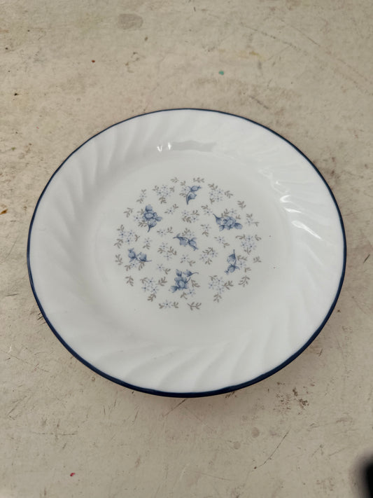 Corning Corelle Blue Fleur Swirl Salad Plate  - sold individually